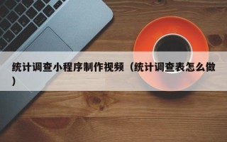 濮阳统计调查小程序制作视频（统计调查表怎么做）